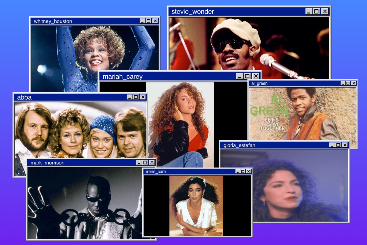 Vintage-inspired music playlist cover design with retro typography and nostalgic aesthetic celebrating classic tracks